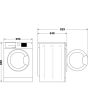 Indesit EWDE761483WUK White 7Kg Wash/ 6Kg Dry Washer Dryer