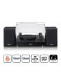 Lenco A004814 Black Ls-101 Turntable & Hifi Speakers