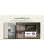LG GSLC40PYPE Silver 91.3Cm American Style No Frost Fridge Freezer With Plumbed Water &Ice Dispenser