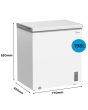 Midea MDRC284FZE01 White 77Cm Wide Chest Freezer - 198L