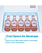 Midea MDRE379FGE01D 54Cm 70/30 White Built In Fridge Freezer