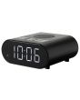 Roberts Radio ORTUSCHARGEBK Black Ortus Charge FM Radio With Alarm Clock And Wireless Charger