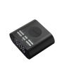 Roberts Radio ORTUSCHARGEBK Black Ortus Charge FM Radio With Alarm Clock And Wireless Charger