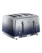 Russell Hobbs Midnight Blue Eclipse 4 Slice Toaster