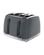 Russell Hobbs Grey Honeycomb 4 Slice