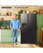 Samsung RS70F64KEFEU Black 91Cm Wide Side By Side Fridge Freezer With Plumbed Water & Ice Dispenser