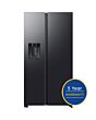 Samsung RS70F64KEFEU Black 91Cm Wide Side By Side Fridge Freezer With Plumbed Water & Ice Dispenser