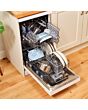 Sensis DWF0110SLEW White Slimline 44.8Cm Dishwasher With 10 Places