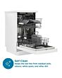 Sensis DWF0110SLEW White Slimline 44.8Cm Dishwasher With 10 Places