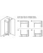 Siemens KI86NVFE0G Iq300 Built In FROST FREE Fridge Freezer 60/40 SPLIT With Flat Hinge