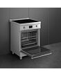 Smeg C6IPXT2 60X60cm Concert Classic Full Electric Cooker With Induction Hob