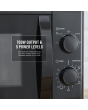 Swan SM4420BLK Black 20L 700W Manual Microwave