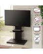 TTAP FS2-BLACK Floor Pedestal TV Stand (32inch-65inch)