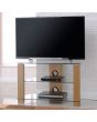 TTAP L630-600-30C Vision 600Mm TV Stand In Light Oak With Glass For TVs UP TO 40inch