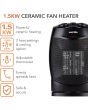 Warmlite 1500W Ceramic PTC Fan Heater