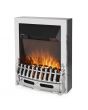Warmlite WL45048 Chrome Whitby 2Kw Electric Inset Fire With Remote