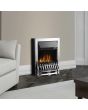Warmlite WL45048 Chrome Whitby 2Kw Electric Inset Fire With Remote