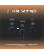 Warmlite WL45048 Chrome Whitby 2Kw Electric Inset Fire With Remote
