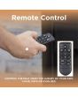 Warmlite WL45048 Chrome Whitby 2Kw Electric Inset Fire With Remote