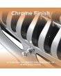 Warmlite WL45048 Chrome Whitby 2Kw Electric Inset Fire With Remote
