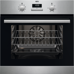 Aeg BCX23101EM Stainless 59.4Cm Built In Electric Single Oven