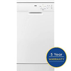 Aeg FFX52507ZW White Slimline Dishwasher With 10 Places