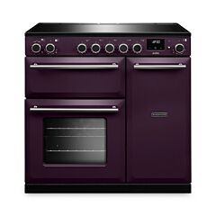 Aga Rangemaster AURA90EIP/19338 Plum 90Cm Electric Range Cooker With Induction Hob