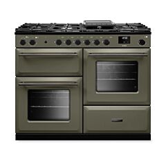 Aga Rangemaster AURO110DF/19313 River Bed 110Cm Dual Fuel Range Cooker With Onyx Trim