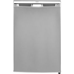 Beko UL584APS Under Counter Larder Fridge, 55cm Wide With 130L capacity in silver