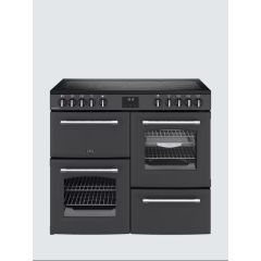Belling 444411825 Anthracite Farmhouse 100E Range Cooker With Ceramic Hob