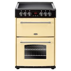 Belling 444444710 60E Ceramic Electric Cooker With Double Oven - 65lL main oven, 37L top conventional oven + Grill