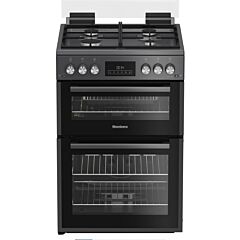Blomberg GGRN655N Anthracite 60Cm Double Oven Gas Cooker With Gas Hob