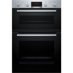 Bosch MBA533BS3B Stainless Steel Series 4 60Cm Built In Double Oven