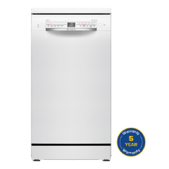 Bosch SPS2IKW01G White 45Cm Slimline Dishwasher With 9 Place Settings