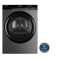 Haier HD90-A2939S Graphite 9Kg Heat Pump Tumble Dryer