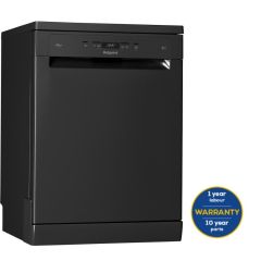Hotpoint HFC3C26WCBUK Black 60Cm Dishwasher With 14 Place Settings