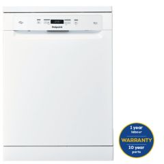 Hotpoint HFC3C26WCUK White 60Cm Dishwasher With 14 Places