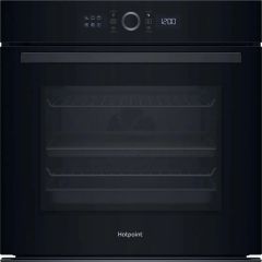 Hotpoint HOI4S8PM0BUK Black Built In Single Electric Fan Oven With Air Fry - Pyrolytic Cleaning