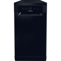 Hotpoint HP2FE10CS90BUK Black Slim Width Dishwasher With 10 Place Settings W45cm