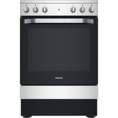 Hotpoint HS67V5KHX Inox 60Cm Wide Single Oven Electric Cooker 