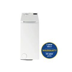 Hotpoint WMTF722UUKN White Top Loading Slimline Washing Machine 7Kg 1200Rpm
