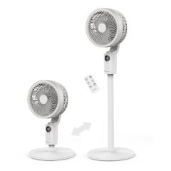 Rediffusion REDAC04WT White Oscillating Adjustable Height Pedestal Fan