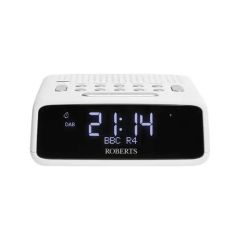 Roberts Radio ORTUSDABWHT White Ortus DAB Dual Alarm Dab/Fm Clock Radio