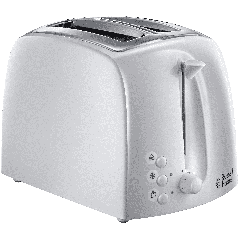 Russell Hobbs White Textures 2 Slice Toaster 