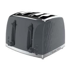 Russell Hobbs Grey Honeycomb 4 Slice