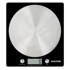 Salter Electronic Kitchen Scale Black/Silver