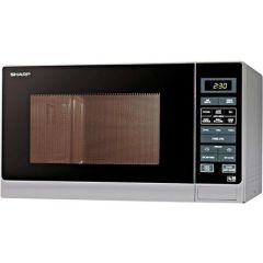 Sharp R372SLM Silver 25 Litre/ 900W Solo Microwave