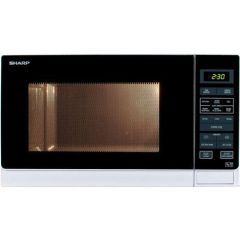 Sharp R372WM 900W Solo Microwave 25 Litre White
