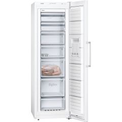 Siemens GS36NVWFV White 60 Cm Wide Iq300 Frost Free Tall Freezer - 242L Capacity H186