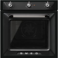 Smeg SF6905N1 Black Built In Victoria Single Electric Oven